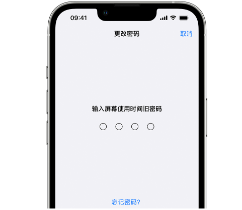 辽宁iPhone屏幕维修分享iPhone屏幕使用时间密码忘记了怎么办 