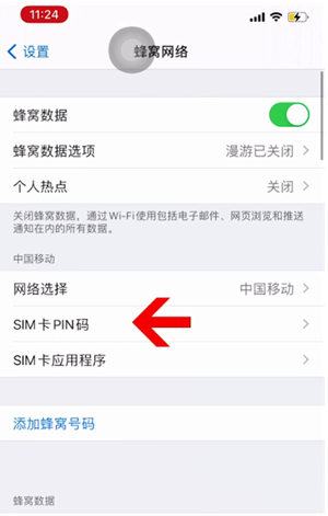 辽宁苹果14维修网分享如何给iPhone14的SIM卡设置密码 