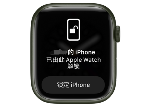 辽宁苹果手机维修分享用 AppleWatch 解锁配备面容 ID 的 iPhone方法 