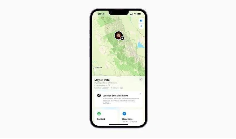 辽宁苹果14维修分享iPhone14系列中 FindMy功能通过卫星分享位置方法教程 