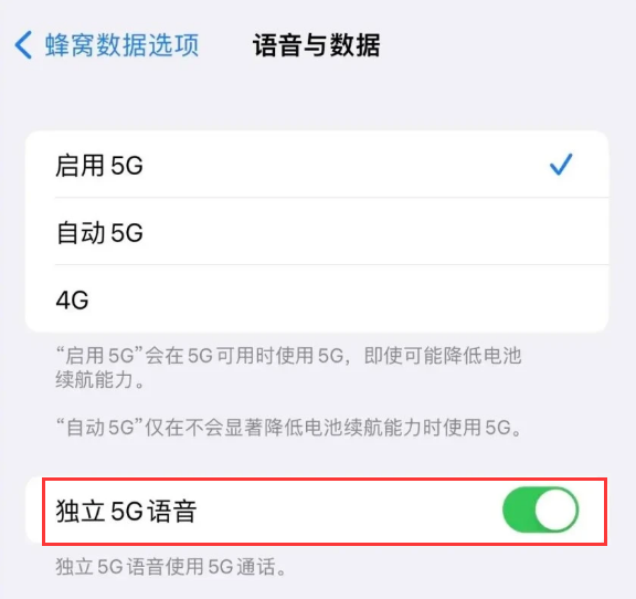辽宁苹果14维修分享iPhone 14 Pro如何开启VoNR 