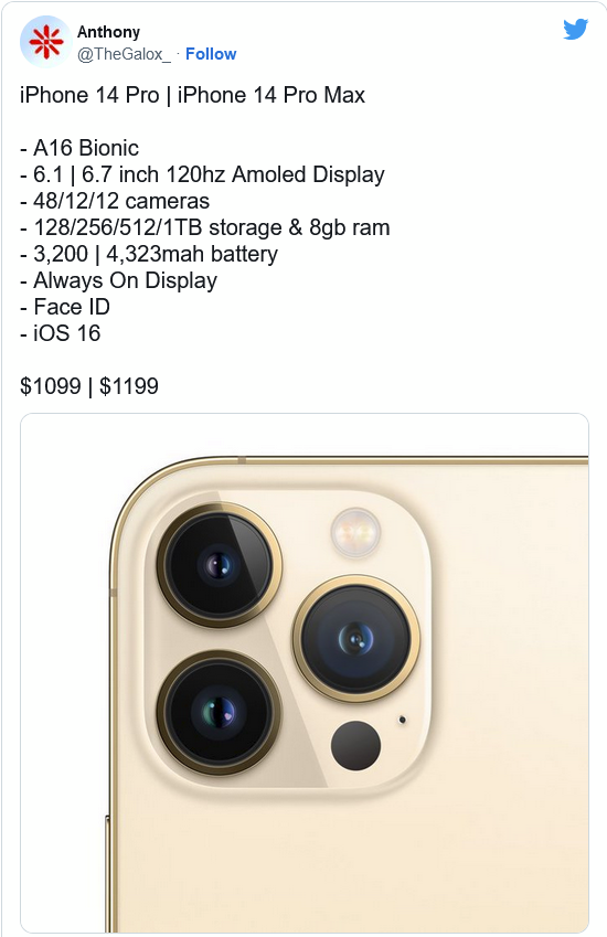 辽宁苹果14维修分享iPhone 14全系涨价 